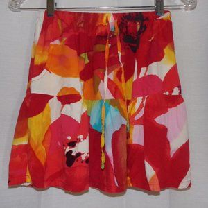 JAMS WORLD SZ.XS MULTI COLOR RAYON SKIRT